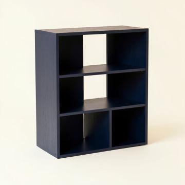 Sage Branch Desktop Shelving Unit - Navy (synthetic illustration; no displayed measurements)