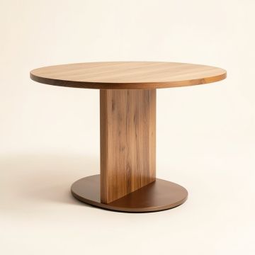 Leon Drum Dining Table (synthetic illustration; no displayed measurements)