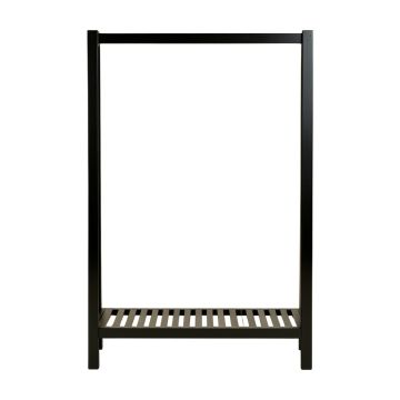 Sage Bend Empty Garment Rack - Black