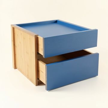 Cliff Crossing Under-Desk Drawer Unit - Blue (synthetic illustration; no displayed measurements)