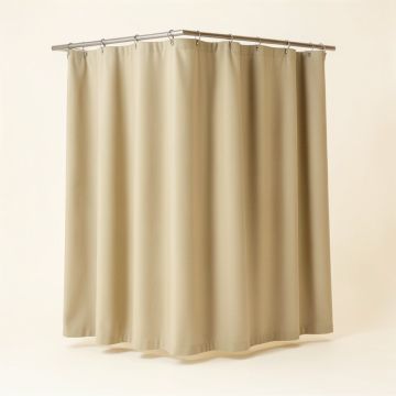 Batie Vinyl Solid Color Shower Curtain Liner (synthetic illustration; no displayed measurements)