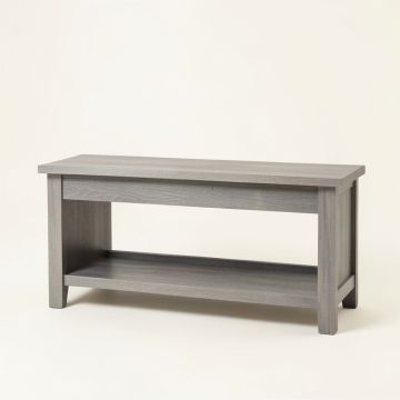 Ridge Bluff Indoor Bench - Gray (synthetic illustration; no displayed measurements)