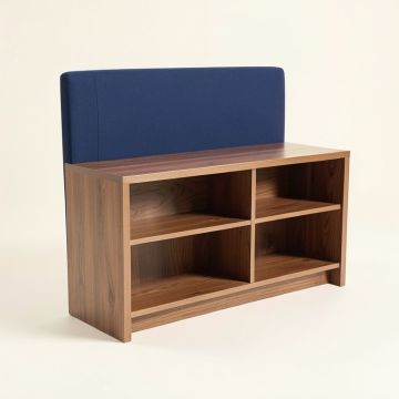 Hirsch Twin Bookcase Headboard (synthetic illustration; no displayed measurements)