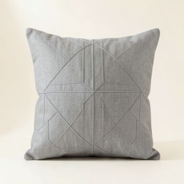 Clay Bluff Filled Accent Pillow - Gray (synthetic illustration; no displayed measurements)