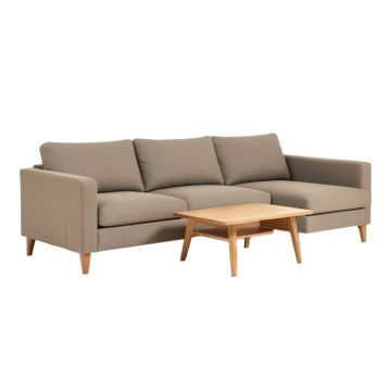 Doty Mid Century Modern Upholstered 3 Piece Living Room Set