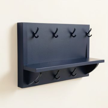 Reed Arc Wall-Mounted Entryway Organizer Shelf (synthetic illustration; no displayed measurements)