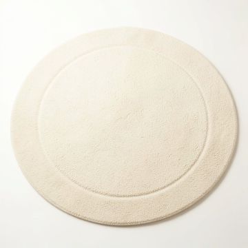 Birch Brook Round Area Rug - Cream (synthetic illustration; no displayed measurements)