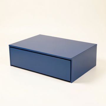 Cedar Field Desktop Monitor Riser - Blue (synthetic illustration; no displayed measurements)