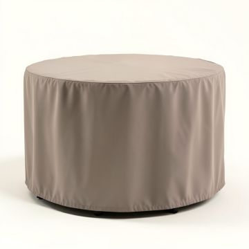 Round Water Resistant Patio Dining Set Cover With Lifetime Warranty (synthetic illustration; no displayed measurements)