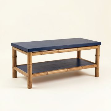 Cove Crest Indoor Bench - Navy (synthetic illustration; no displayed measurements)
