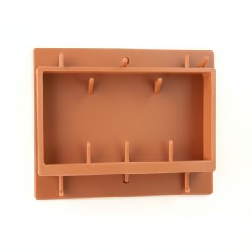 Briar Crossing Empty Wall-Mounted Tool Organizer Panel - Terracotta (synthetic illustration; no displayed measurements)