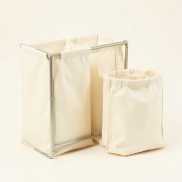 Birch Bluff Laundry Sorting Station With Plain Removable Bags - Ivory (synthetic illustration; no displayed measurements)