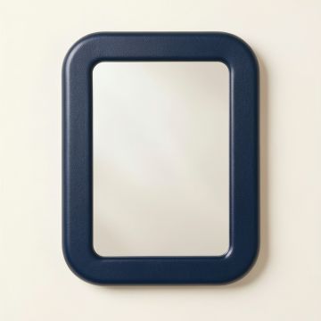 Vale Branch Framed Wall Mirror - Navy (synthetic illustration; no displayed measurements)