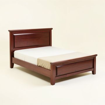 Adcock Solid Wood Low Profile Sleigh Bed (synthetic illustration; no displayed measurements)