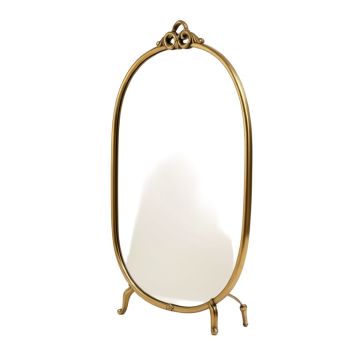 Everly Quinn & Co. Gold Gabriella Accent Mirror