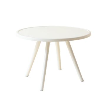Maple Arc Patio Table - White