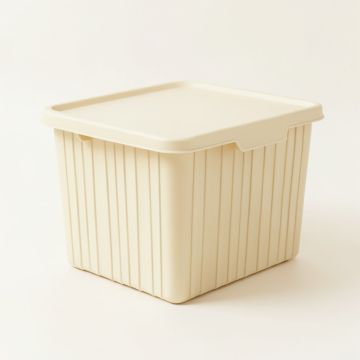 Slate Dale Closed Outdoor Storage Box - Cream (synthetic illustration; no displayed measurements)