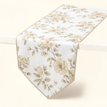 Steinberger Floral Oval Table Runner (synthetic illustration; no displayed measurements)