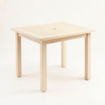 Laurel Arc Patio Table - Ivory (synthetic illustration; no displayed measurements)