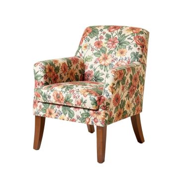 Vanslyke Floral Upholstered Dining Chair