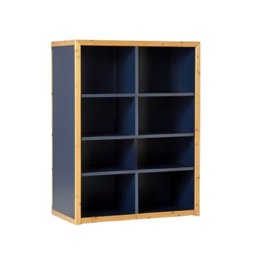 Willow Falls Freestanding Bookcase - Navy