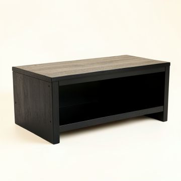 Moss Dale Shoe Storage Bench - Black (synthetic illustration; no displayed measurements)