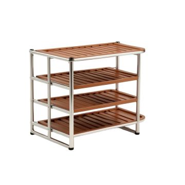 21 Pair Stackable Shoe Rack