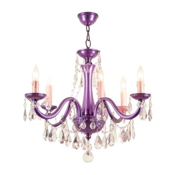 Lamy 4 - Light Candle Style Classic / Traditional Chandelier With Crystal Accents