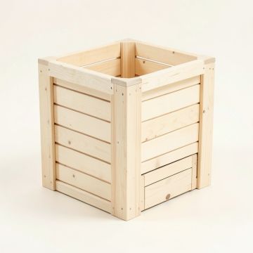 Aspen Branch Closed Garden Compost Bin - Ivory (synthetic illustration; no displayed measurements)