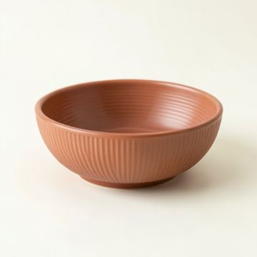 Vale Brook Dining Bowl - Terracotta (synthetic illustration; no displayed measurements)