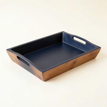 Cove Canyon Serving Tray - Navy (synthetic illustration; no displayed measurements)