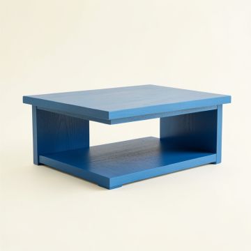 Pine Bend Narrow Outdoor Storage Bench - Blue (synthetic illustration; no displayed measurements)