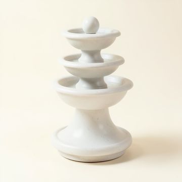 Grecian Acrylic 3 Tier Floating Pool Fountain (synthetic illustration; no displayed measurements)