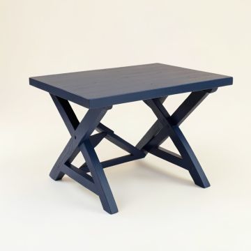 Laurel Branch Patio Table - Navy (synthetic illustration; no displayed measurements)