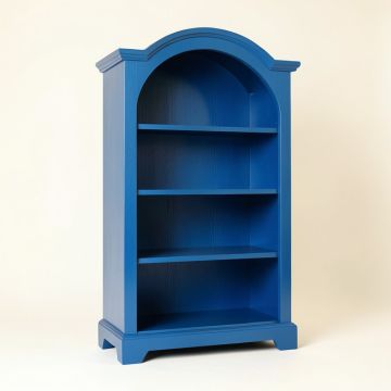 Moss Bridge Freestanding Bookcase - Blue (synthetic illustration; no displayed measurements)