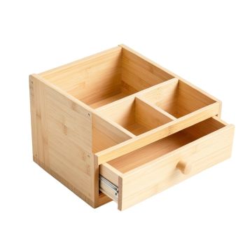 Maple Bend Empty Coffee-Station Organizer - Ivory (synthetic illustration; no displayed measurements)