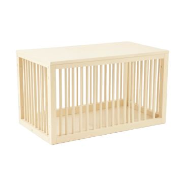 Bay Bend Empty Furniture-Style Pet Crate - Cream