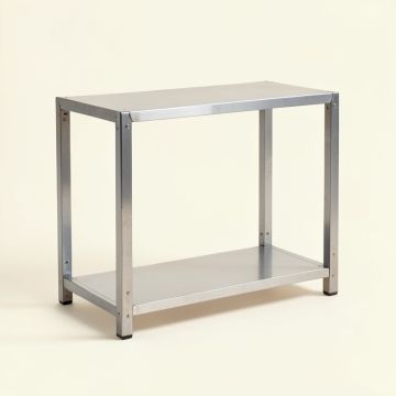 Altom X-Frame Metal Industrial Console Table (synthetic illustration; no displayed measurements)