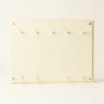 Clay Bridge Empty Wall-Mounted Tool Organizer Panel - Cream (synthetic illustration; no displayed measurements)