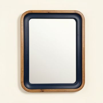 Heath Branch Framed Wall Mirror - Navy (synthetic illustration; no displayed measurements)