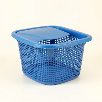 Laurel Bridge Laundry Hamper - Blue (synthetic illustration; no displayed measurements)