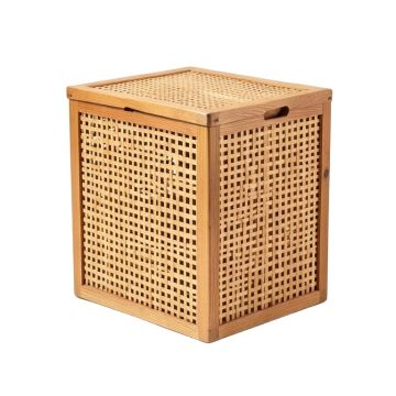 Storage Hamper Lattice Standard Solid Teak Deck Box