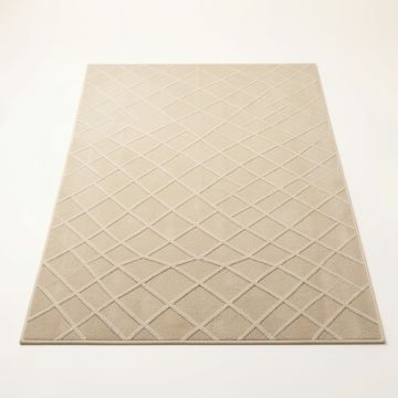 Oak Bluff Rectangular Area Rug - Beige (synthetic illustration; no displayed measurements)