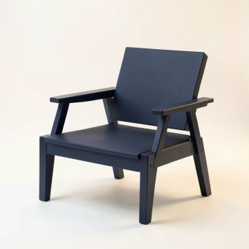Birch Branch Outdoor Lounge Chair - Navy (synthetic illustration; no displayed measurements)