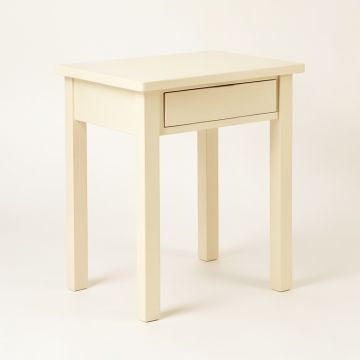 Rowan Dell Side Table - Cream (synthetic illustration; no displayed measurements)