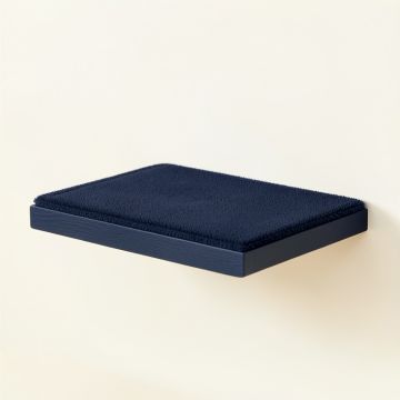 Stone Bridge Wall-Mounted Cat Perch - Navy (synthetic illustration; no displayed measurements)