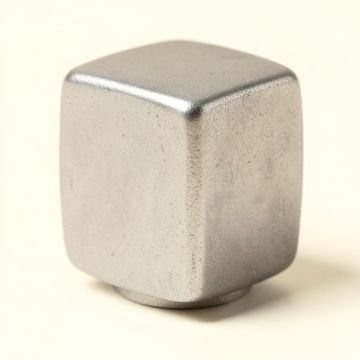 Deco 1 1/4 '' Length Square Knob (synthetic illustration; no displayed measurements)