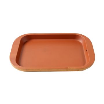 Summit Bend Serving Tray - Terracotta