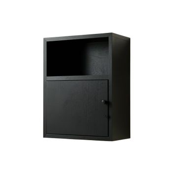 Dawn Crossing Wall-Mounted Entry Cabinet - Black