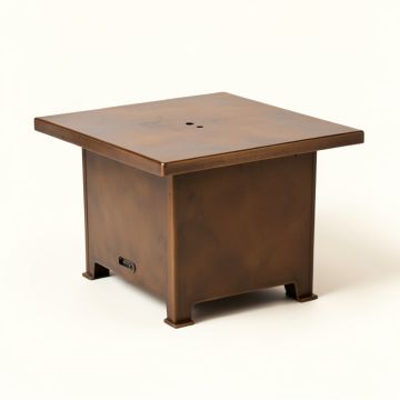 Outdoor Propane Fire Pit Table (synthetic illustration; no displayed measurements)